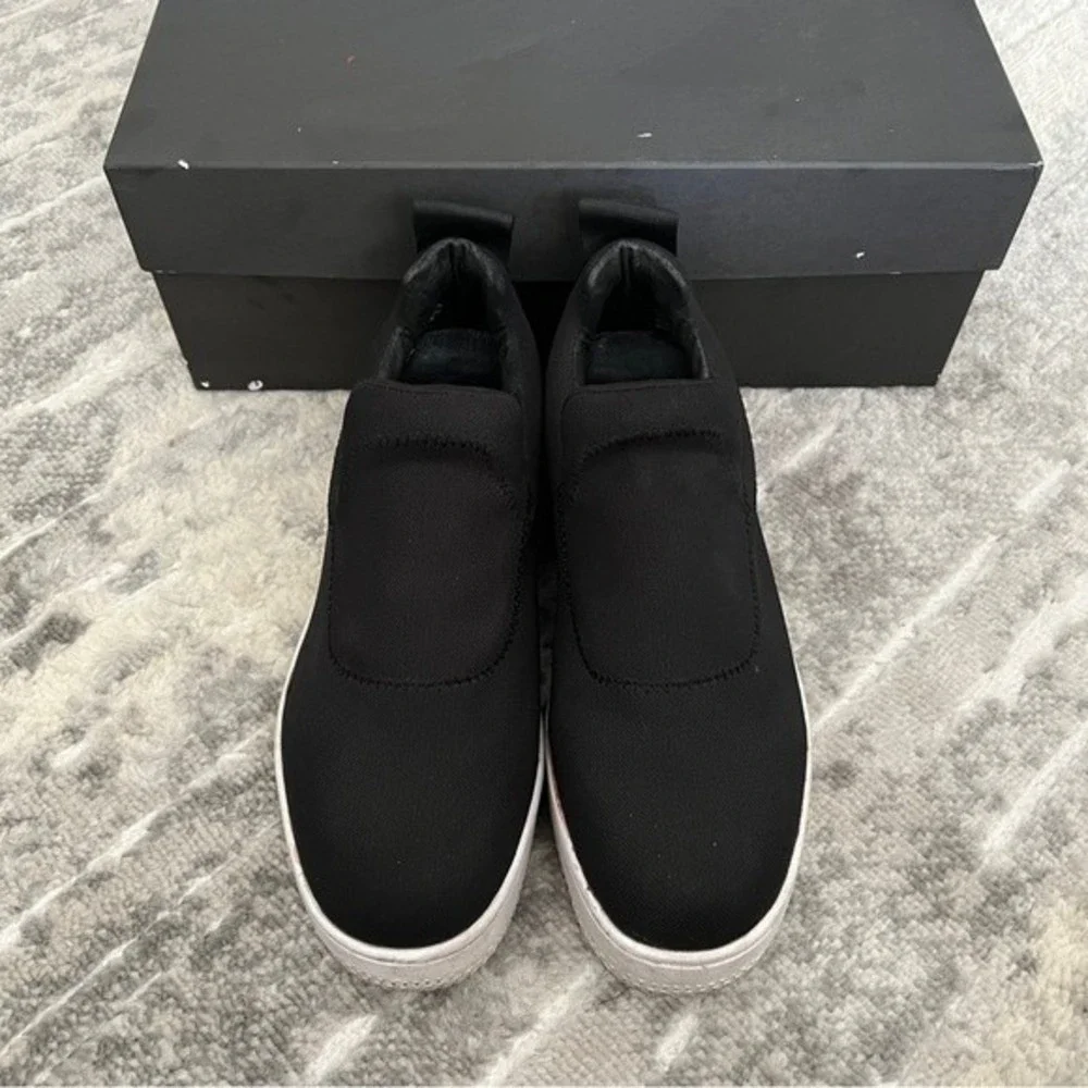 Windsor Smith 50mm Speedy Nylon Mesh Slip On Sneakers in Black - Picture 3 of 12